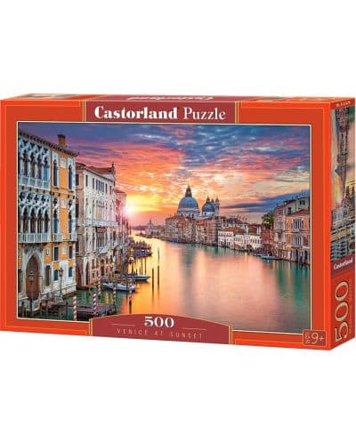 Пъзел Castorland от 500 части - Венеция по залез