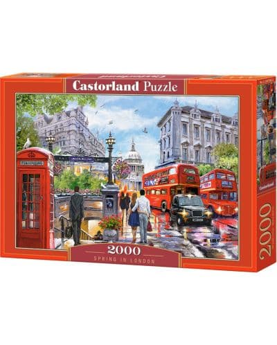 Пъзел Castorland от 2000 части - Пролет в Лондон
