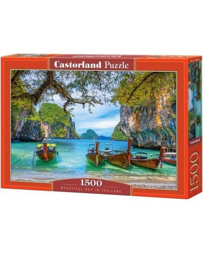 Пъзел Castorland от 1500 части - Красив залив в Тайланд