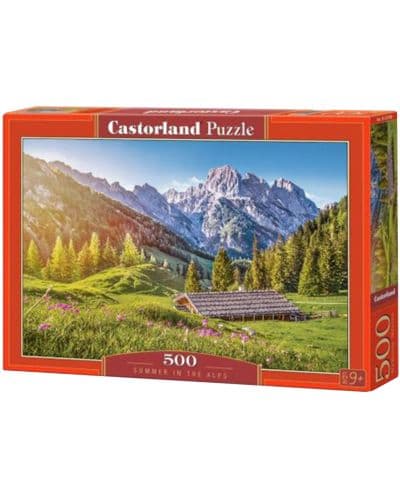 Пъзел Castorland от 500 части - Лято в Алпите