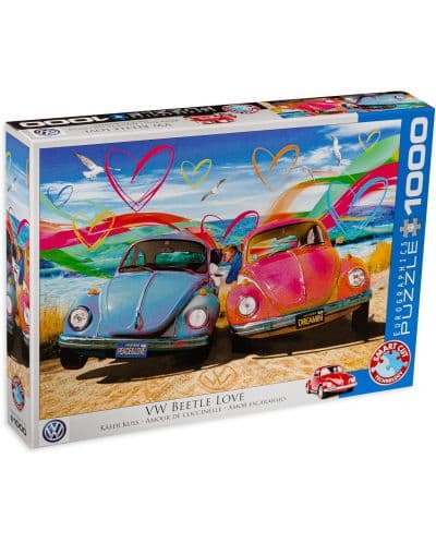 Пъзел Eurographics от 1000 части - Beetle Love, Паркър Грийнфийлд