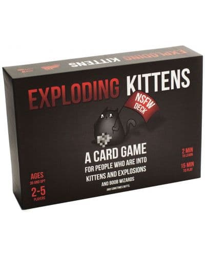 Настолна игра Exploding Kittens: NSFW Edition - парти