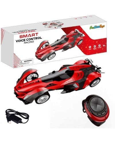 Радиоуправляема количка Rocket E Car - С гласови команди, червена
