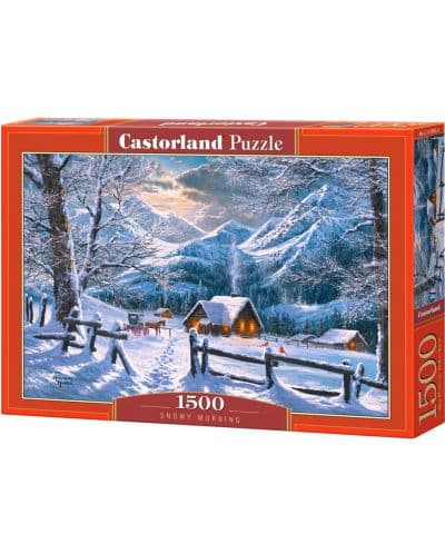Пъзел Castorland от 1500 части - Снежно утро