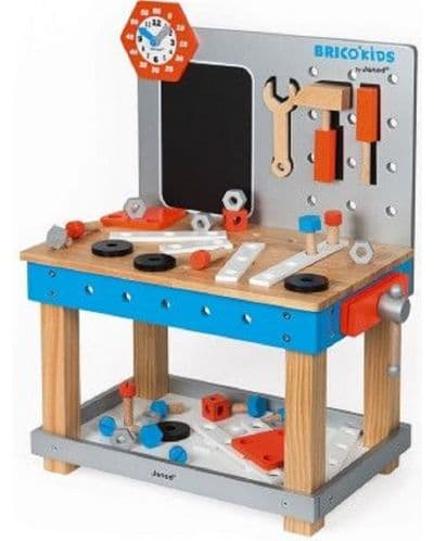 Дървена магнитна работна маса Janod Brico Kids