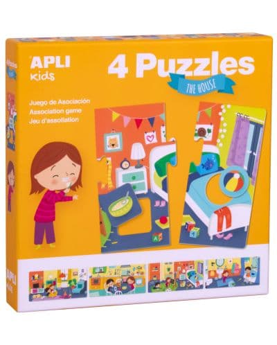 Асоциативна игра-пъзел APLI - В къщи