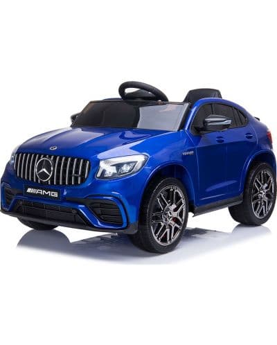 Акумулаторен джип Moni - Mercedes GLC 63S AMG, син металик