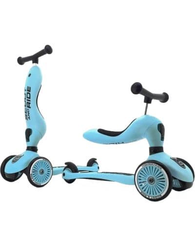 Детска тротинетка 2 в 1 Scoot&Ride - Highwaykick 1, Боровинка
