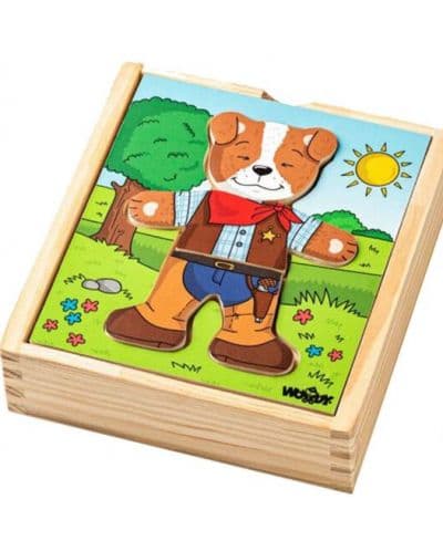 Дървен пъзел Woody - Кучето Джаф
