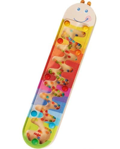 Дървена играчка за сръчност Haba - Гъсеница