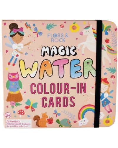 Детски карти за оцветяване Floss and Rock Magic Water - Феята на дъгата