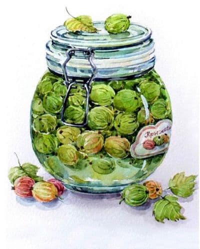 Комплект за рисуване с диаманти TSvetnoy - Gooseberry Jam