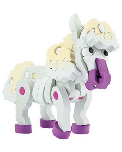 3D Пъзел Toi Toys - Кон, пенокартон, 59 части