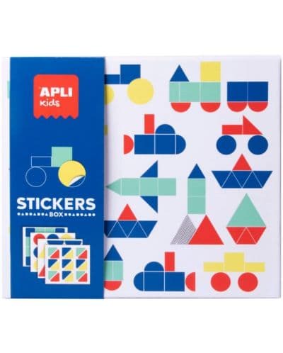 Игра със стикери Apli - Транспорт