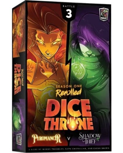 Настолна игра Dice Throne - Pyromancer vs Shadow Thief (Season 1 Rerolled)