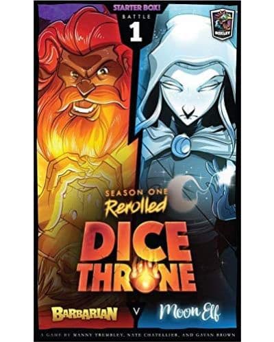 Настолна игра Dice Throne - Barbarian vs Moon Elf (Season 1 Rerolled) - Семейна