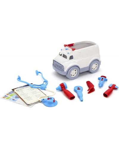 Игрален комплект Green Toys - Линейка и докторски принадлежности