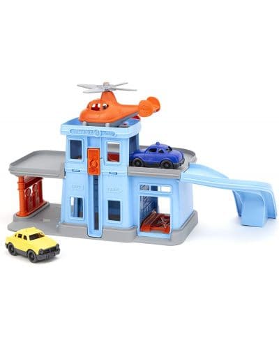 Детска играчка Green Toys - Паркинг, с колички