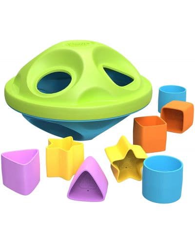 Детска играчка Green Toys - Сортер, с 8 формички