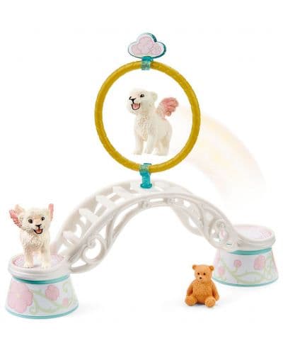 Фигурка Schleich Bayala - Тренировка на крилати лъвчета