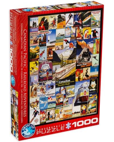 Пъзел Eurographics от 1000 части - Приключения в Канада