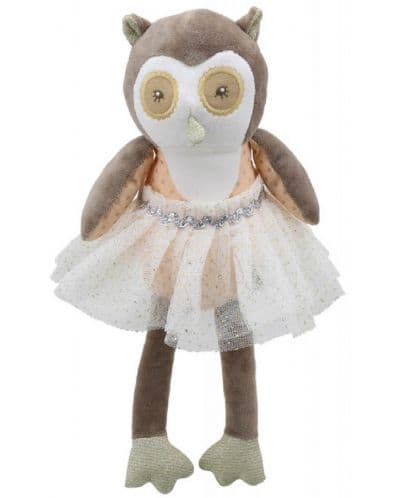 Парцалена кукла The Puppet Company - Бухалче, 29 cm