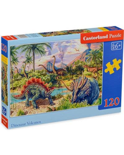 Пъзел Castorland от 120 части - Динозаври