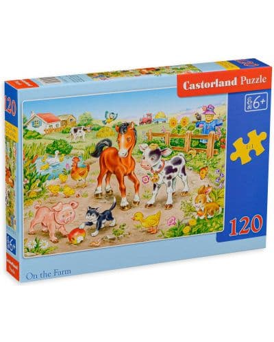 Пъзел Castorland от 120 части - Във фермата