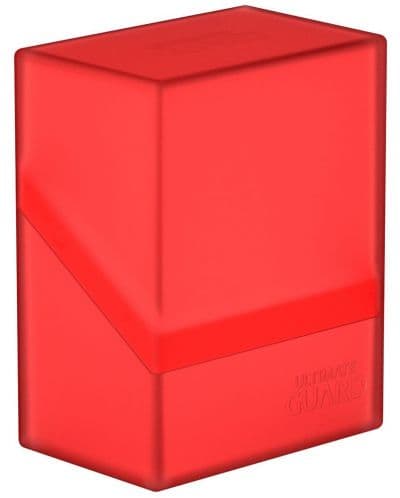 Кутия за карти Ultimate Guard Boulder Deck Case - Standard Size - Червена (60 бр.)
