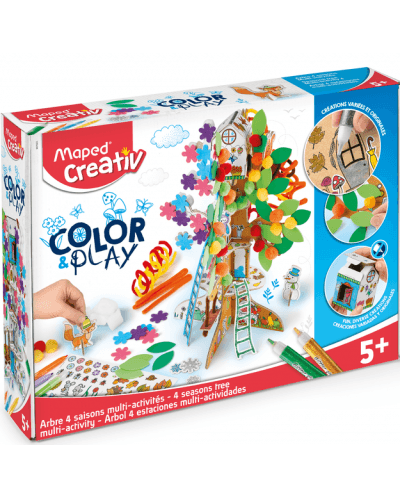 Комплект Maped Creativ - Направи си сам дърво, сезони