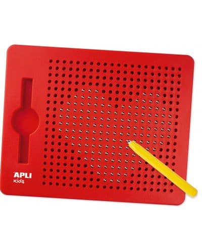 Магнитна дъска Apli - Червена, 21.5 х 1.2 х 17 cm