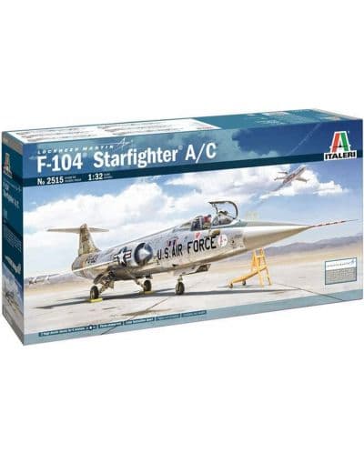 Сглобяем Модел Italeri Военни: Самолети - Американски изтребител F-104 A/C Starfighter