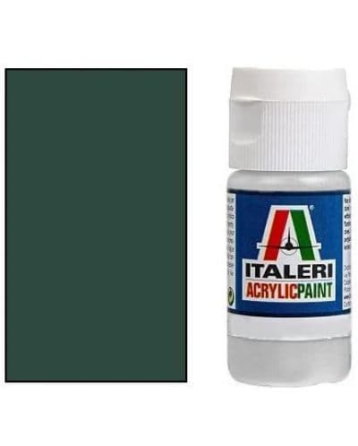 Акрилна Боя Italeri - Flat Verde Mimetico 2 (4723AP), 20 ml
