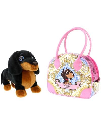 Детска играчка Funville CuteKins - Куче в чанта Donna Chichi