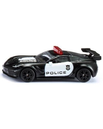 Метална количка Siku - Chevrolet Corvette Zr1 Police