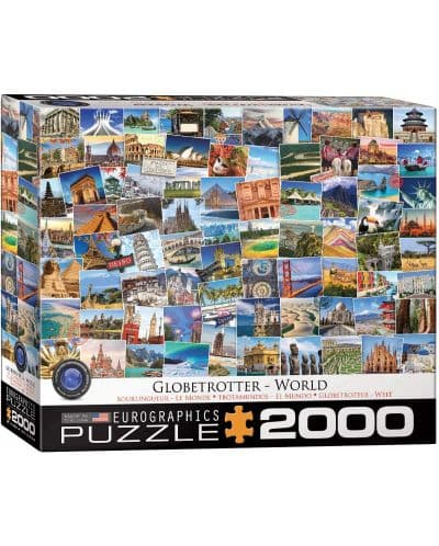 Пъзел Eurographics от 2000 части - Забележителни места