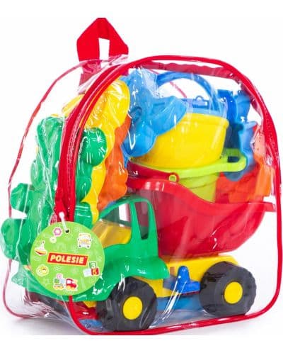Детски плажен комплект Polesie Toys, 11 части, асортимент