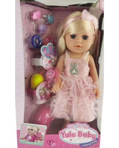 Кукла Yala Baby, My Little Baby - С розова рокля, 35 cm