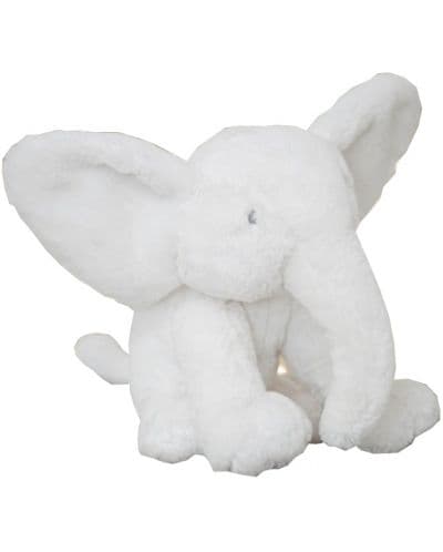 Текстилна играчка Widdop - Bambino, White Elephant, 31cm