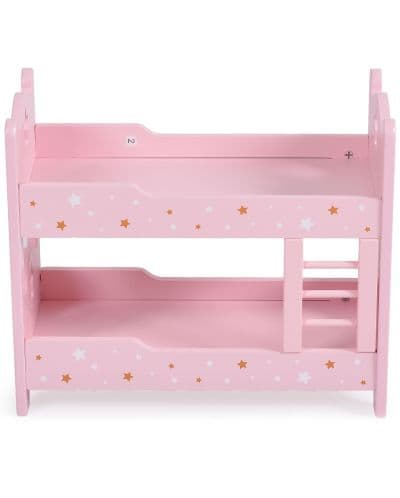 Дървено двуетажно легло за кукла Moni Toys - A003