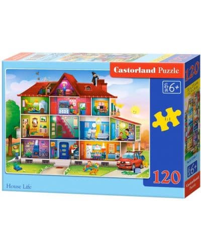 Пъзел Castorland от 120 части - Вкъщи