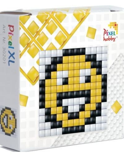 Креативен комплект с пиксели Pixelhobby - XL, Усмихнато емоджи
