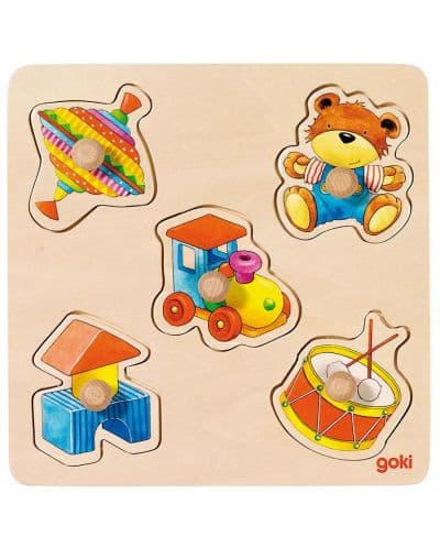 Пъзел с дръжки Goki - Играчки
