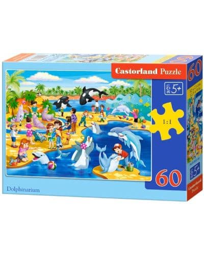 Пъзел Castorland от 60 части - Делфинариум