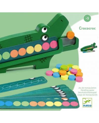 Образователна детска игра Djeco - Crococroc