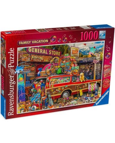 Пъзел Ravensburger от 1000 части - Семейна ваканция
