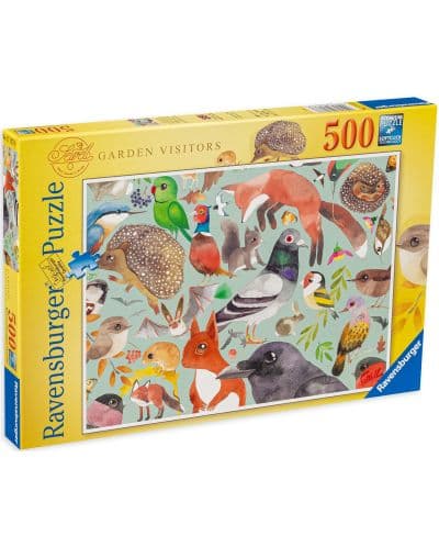 Пъзел Ravensburger от 500 части - Животни в градината