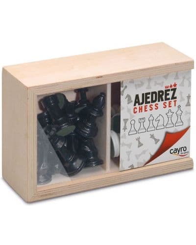 Пластмасови фигури за шах Cayro - №3 (дървена кутия)