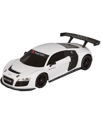 Кола с радиоуправление Rastar - Audi R8 Radio/C, бяла, 1:18