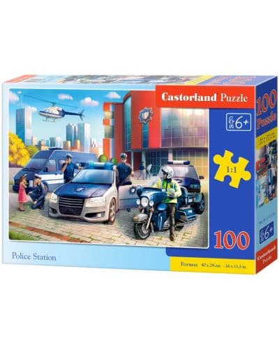 Пъзел Castorland от 100 части - Полиция